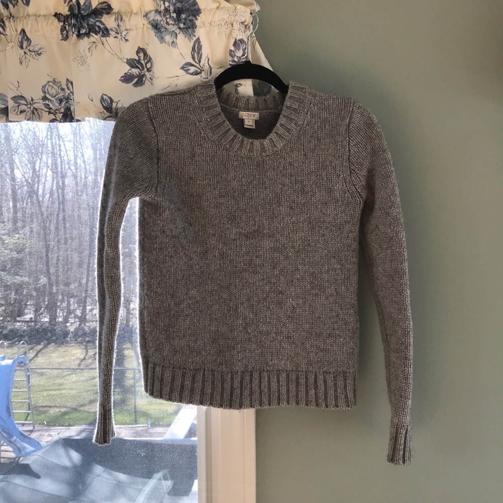 Gray sweater